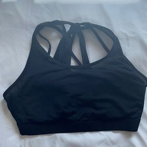 Black Fabletics Sports Bra size M
